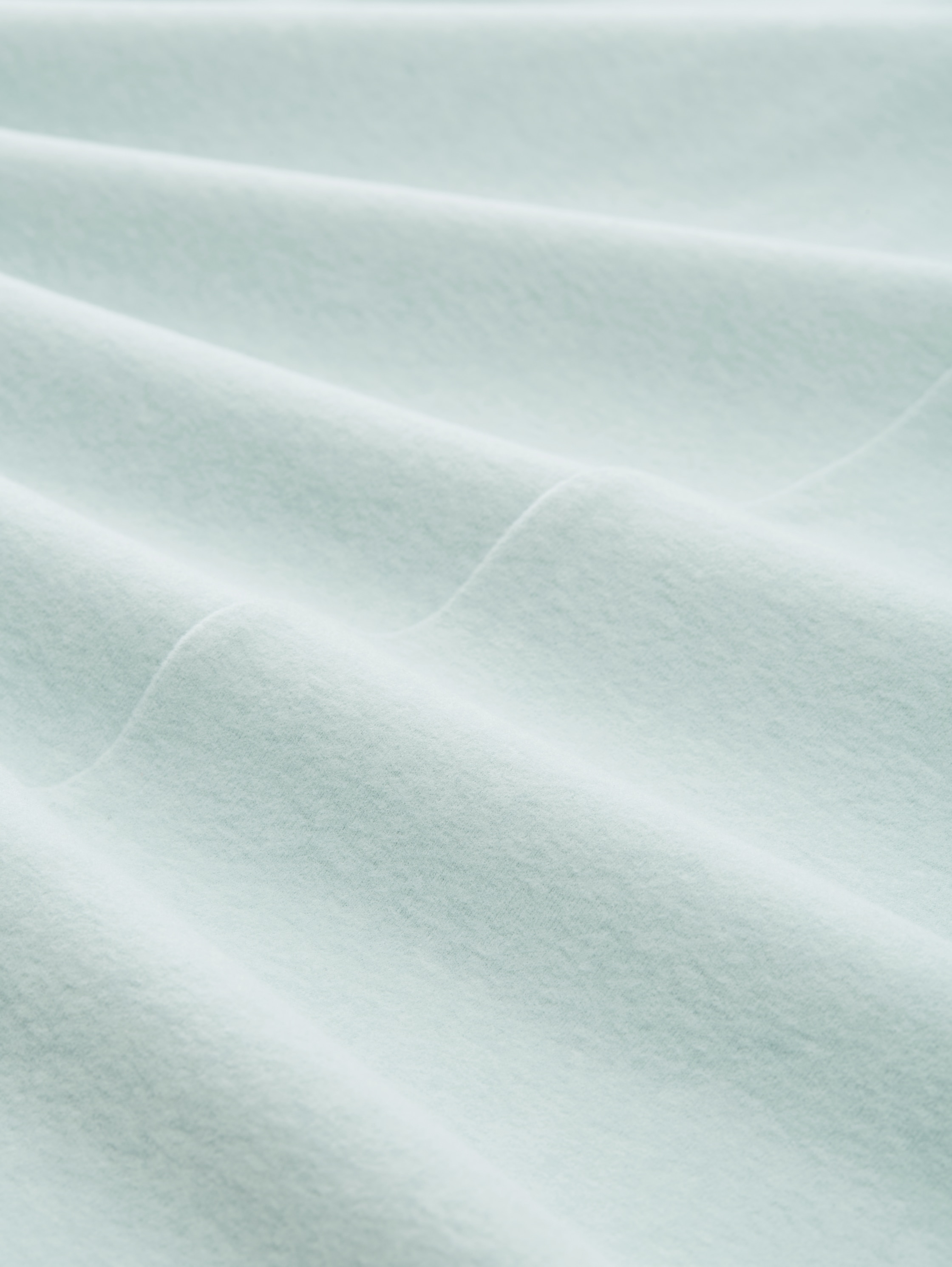 Boxy Fit T-Shirt - Silver Cloud Blue Melange - Material-Ansicht