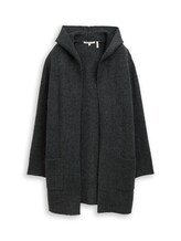 Sélectionné, Cardigan avec capuche par Tom Tailor, gris