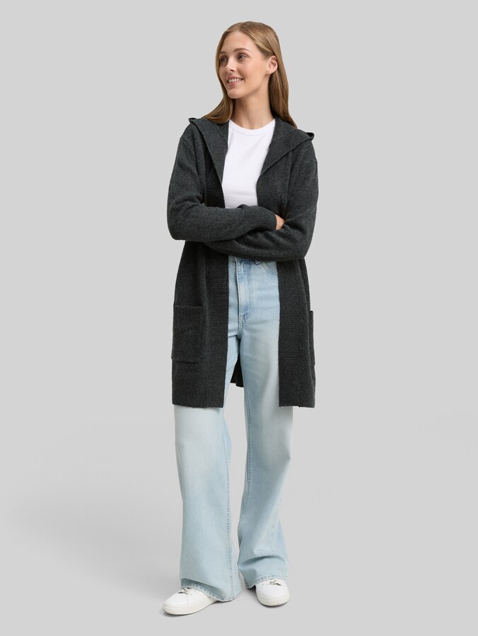 Vest door Denim Female, Shale Grey Melange