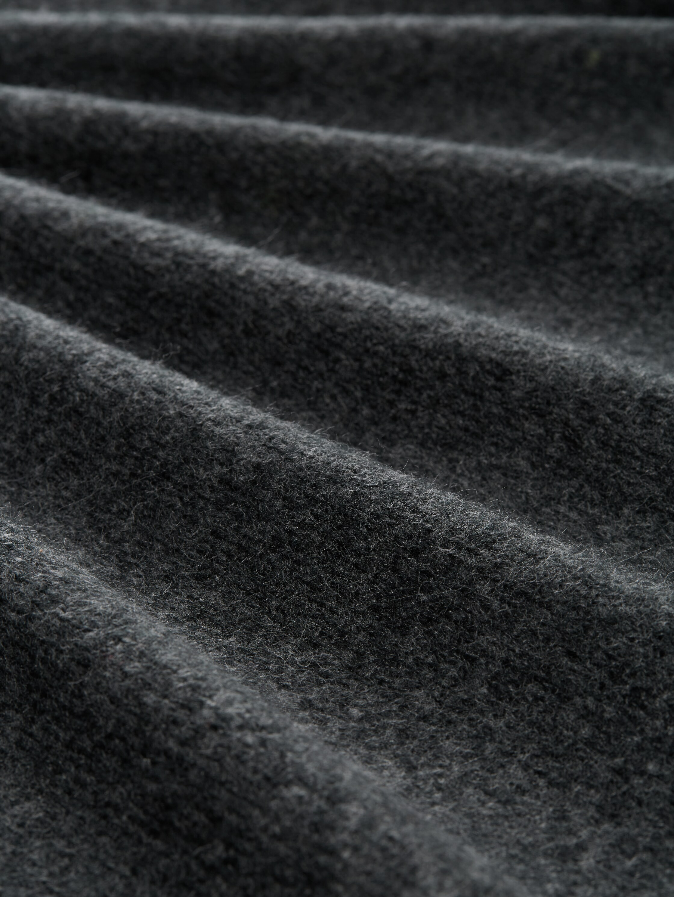 Cardigan with hood - shale_grey_melange - 