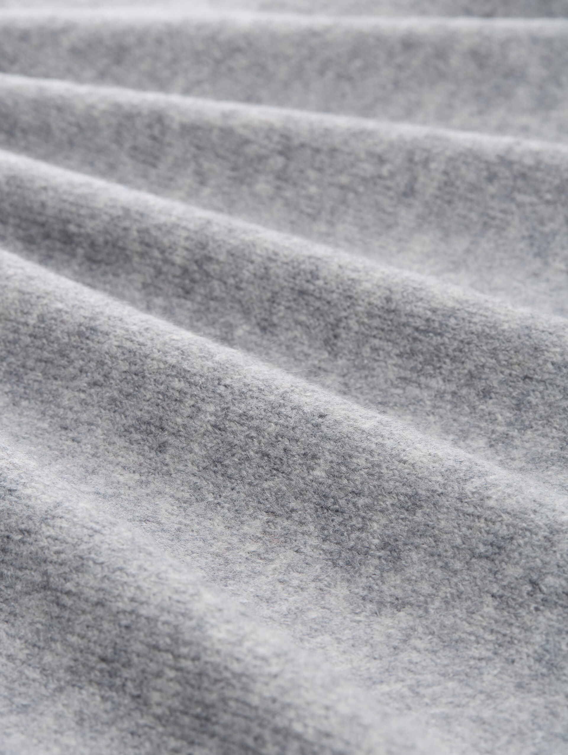 Cardigan mit Kapuze - Cement Grey Mélange - Material-Ansicht