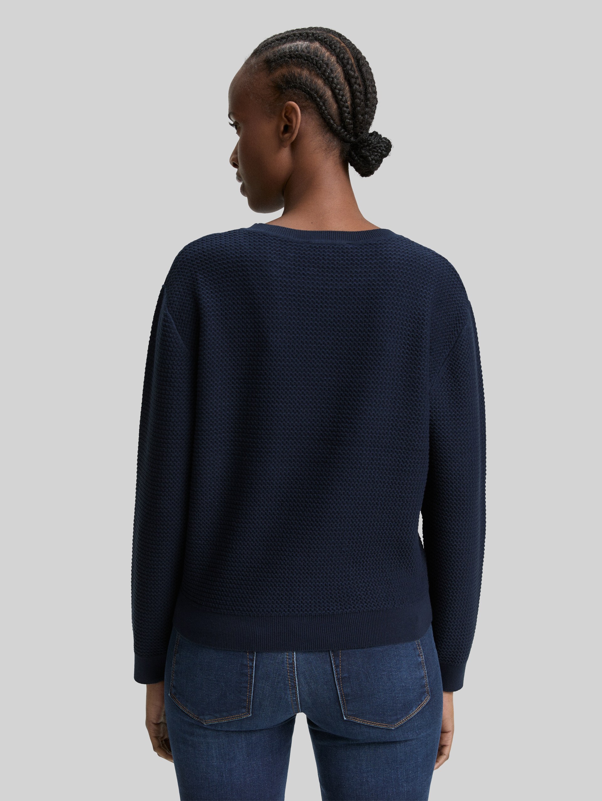 Knitted jumper - sky captain blue