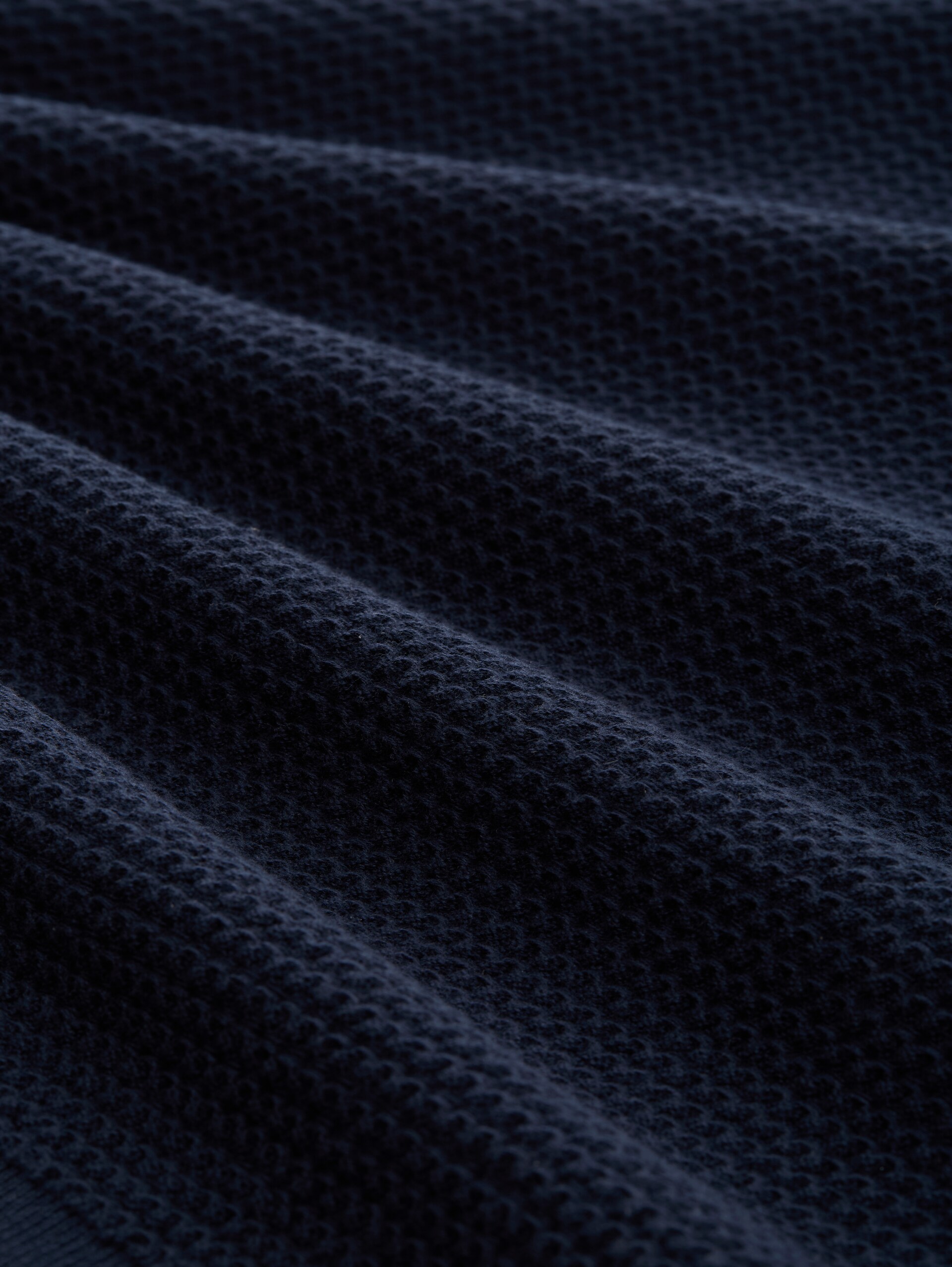 Knitted jumper - sky captain blue - Material view