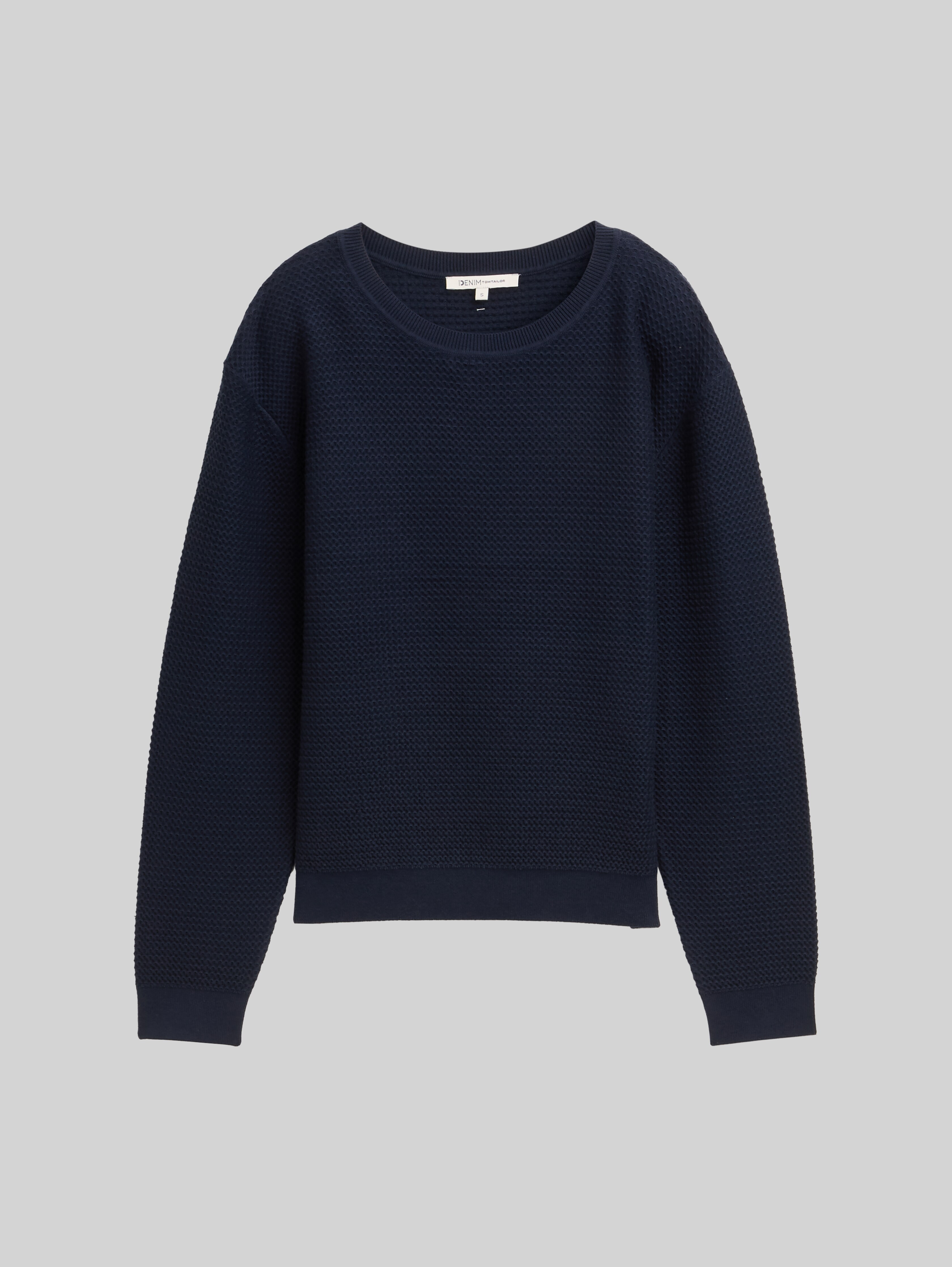 TOM TAILOR Damen-Pullover Aus Federgarn – Weich, Flauschig, Regular Fit, Nachhaltige Baumwolle