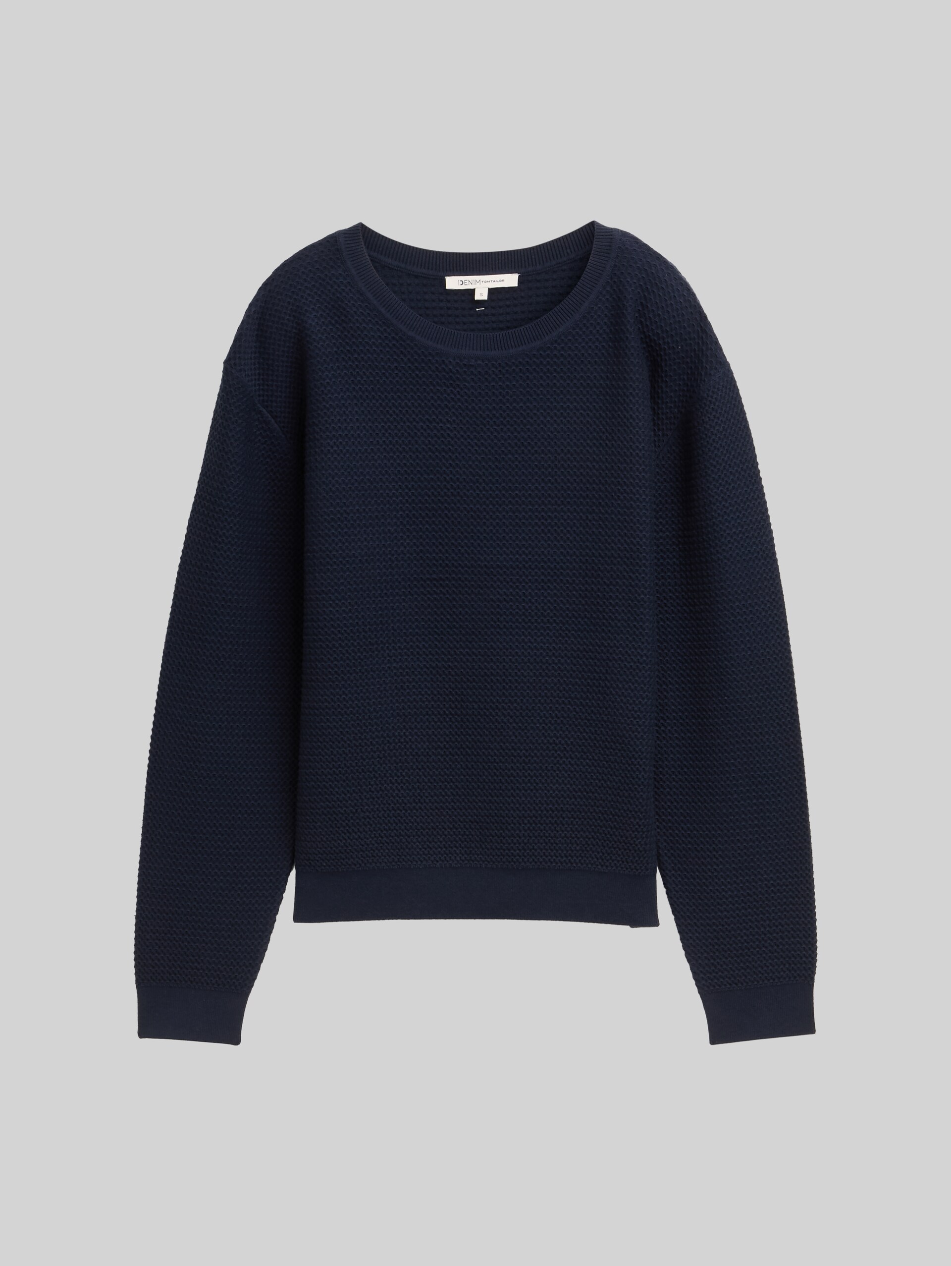 Knitted jumper - sky captain blue