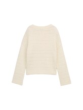 Nicht ausgewählt, Relaxed Fit Strickpullover von , weiß