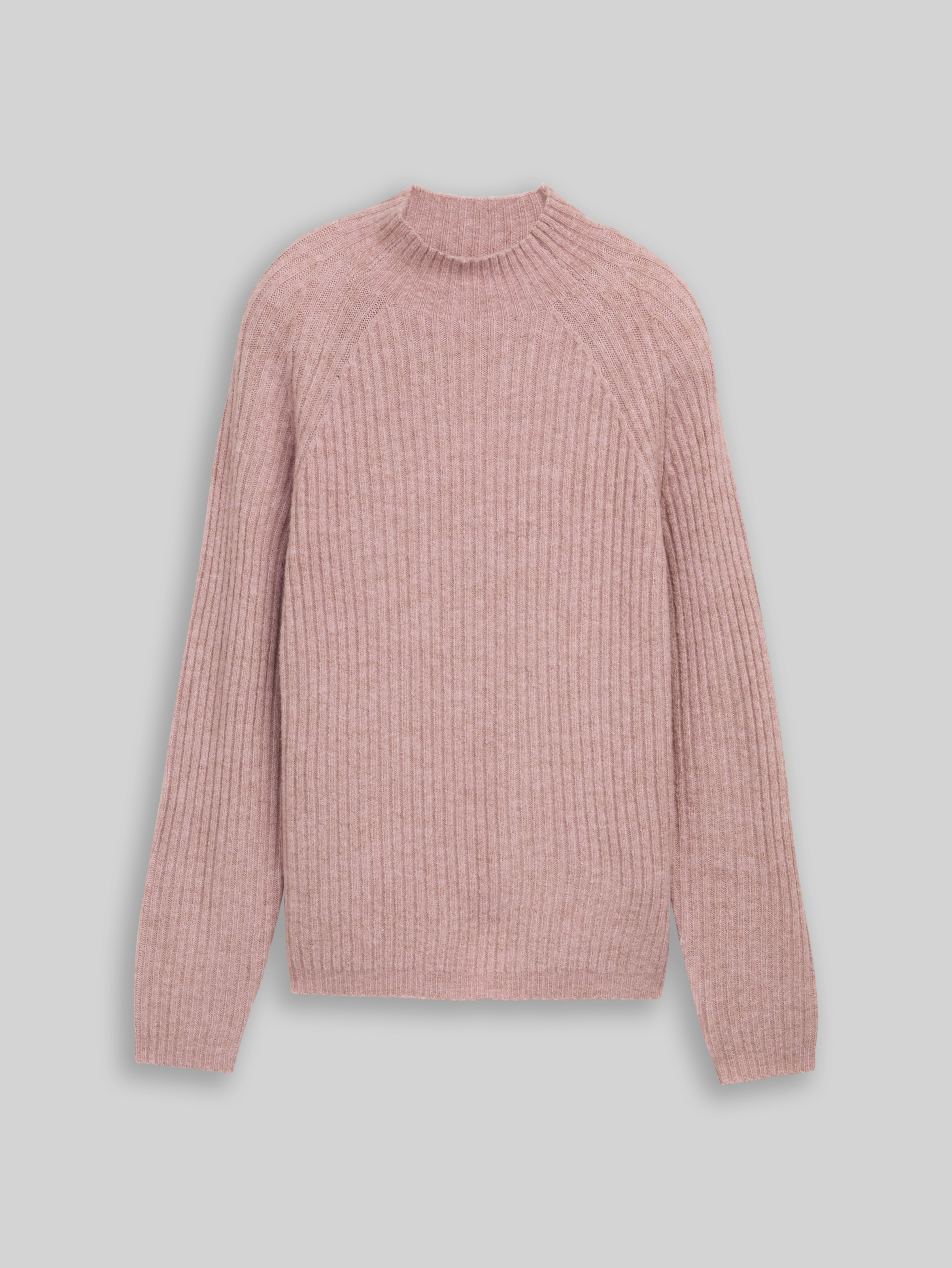 TOM TAILOR Damen-Pullover Aus Federgarn – Weich, Flauschig, Regular Fit, Nachhaltige Baumwolle