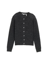 Niet geselecteerd, Vest met ronde hals door , grauw