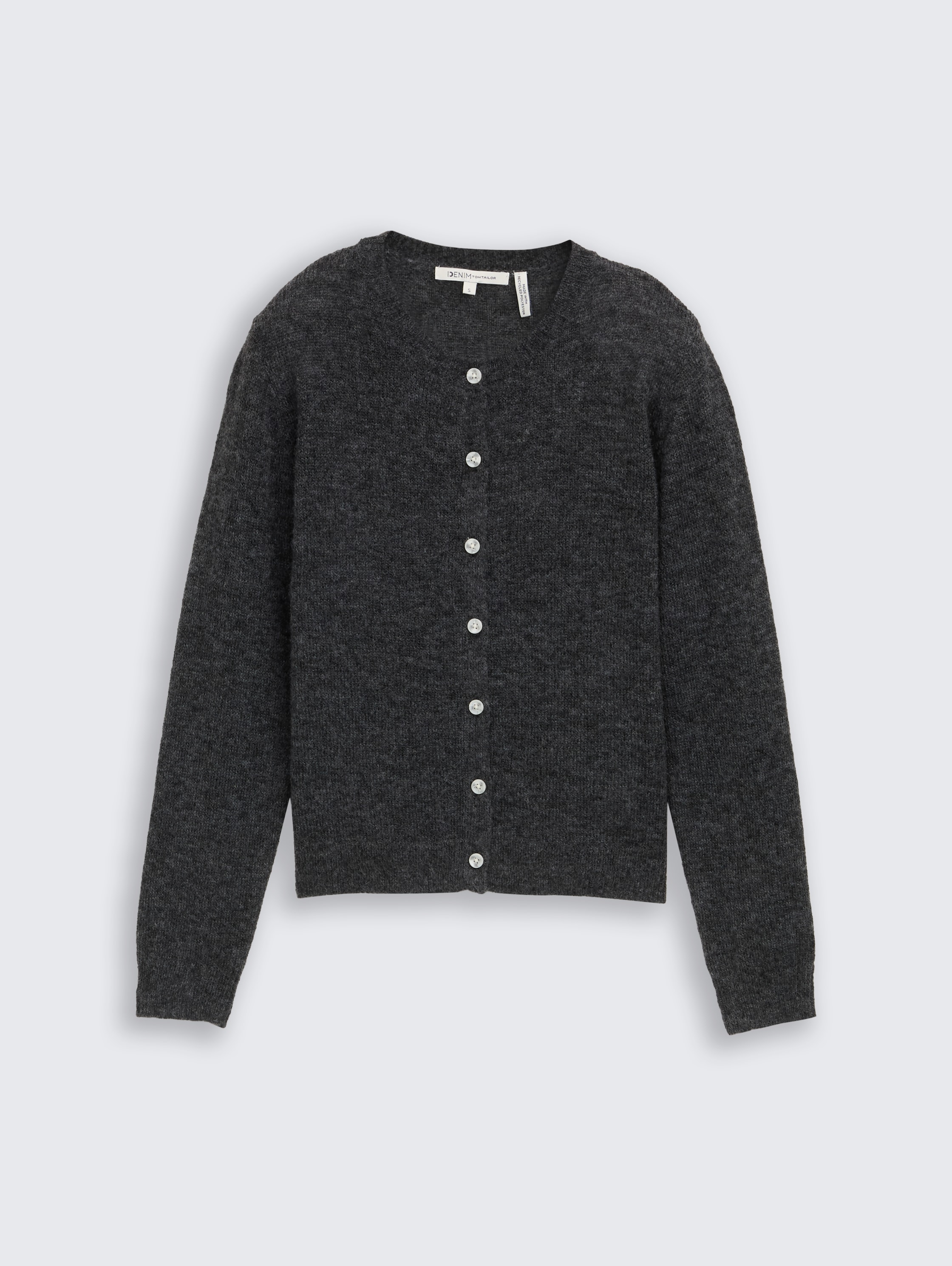 Vest met ronde hals - shale_grey_melange -