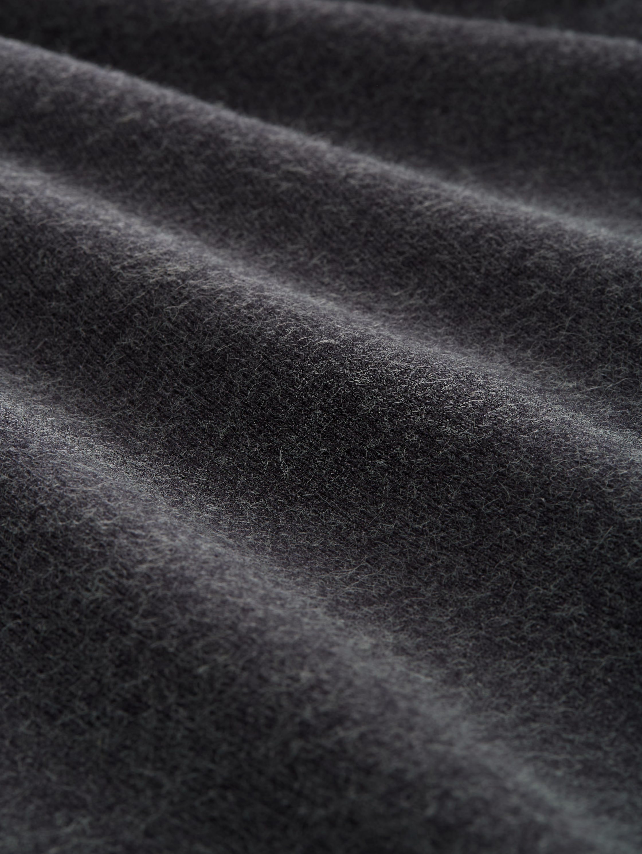 Mini skater gebreide rok - shale_grey_melange -