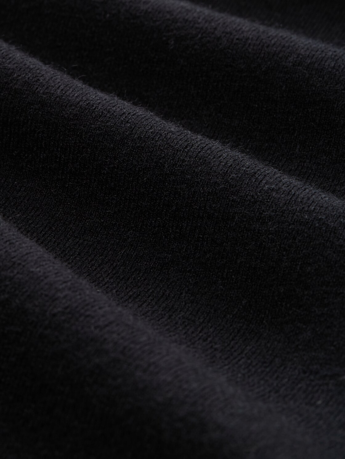 Straight Strickhose - deep black - Material-Ansicht