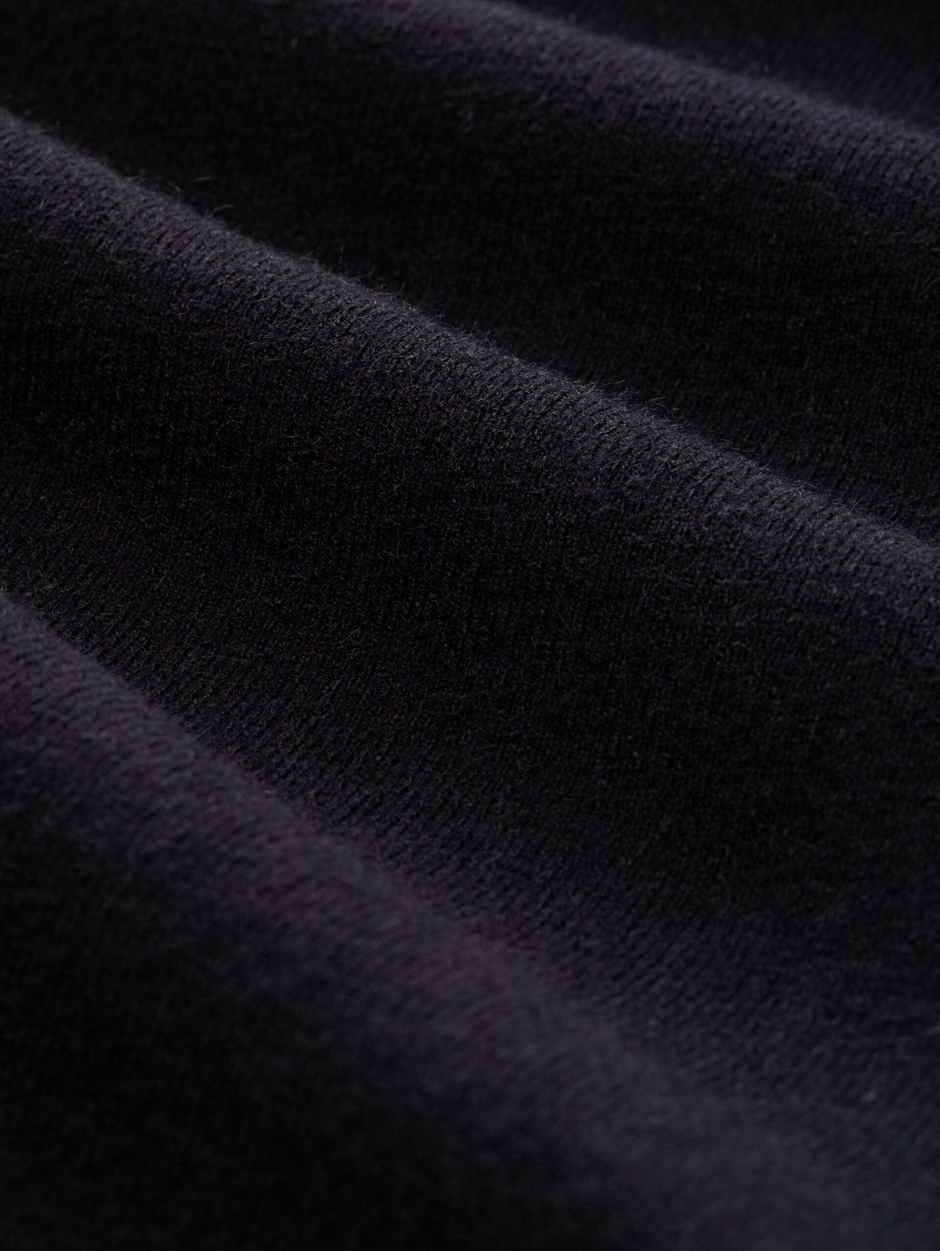 Straight Strickhose - deep black - Material-Ansicht