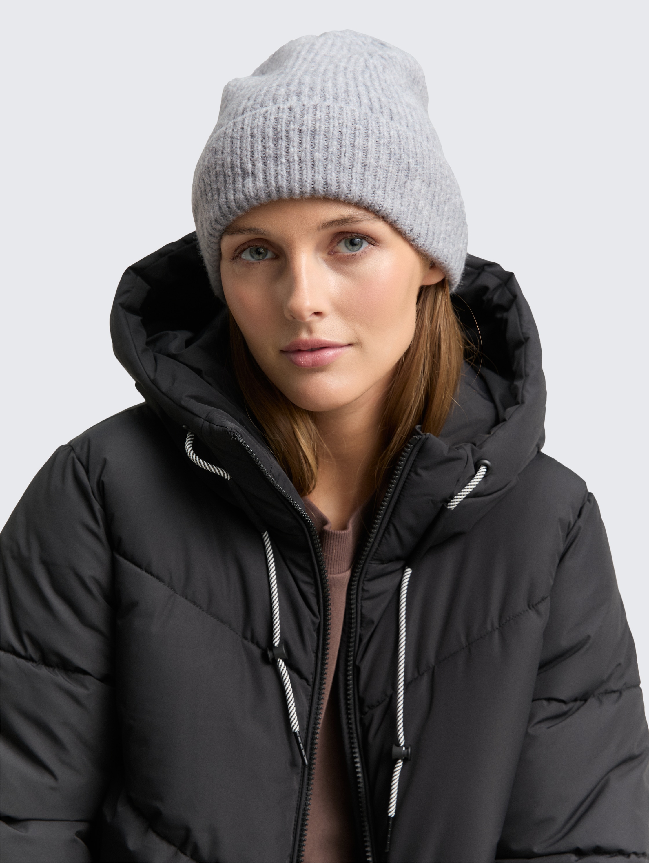 Cosy Beanie Mütze - cement_grey_mlange - 