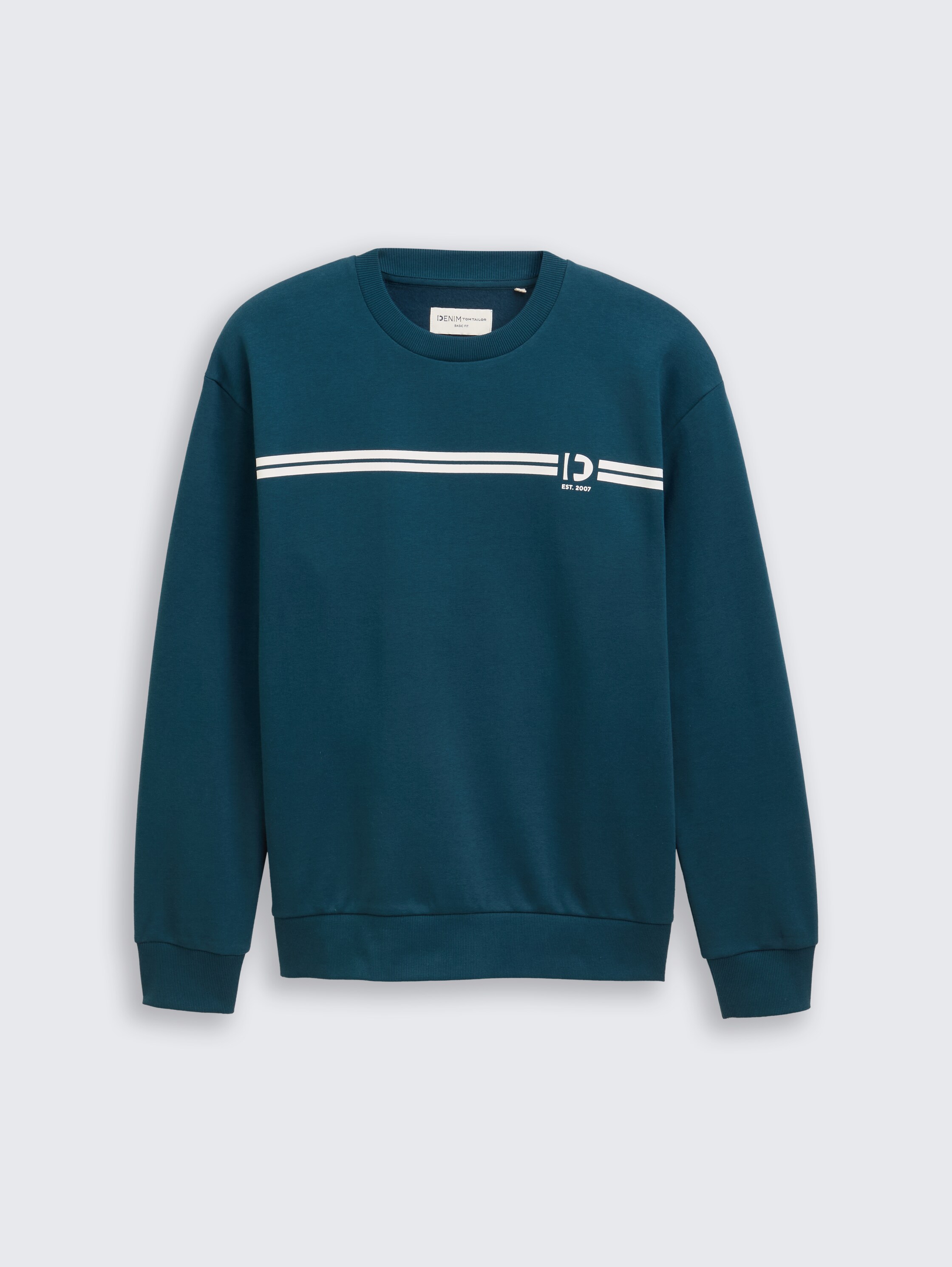 Crewneck Sweatshirt mit Print - deep pond green - Vorder-Produkt-Ansicht