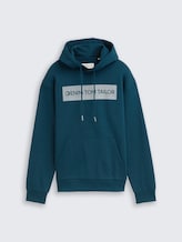 Hoodie Sweatshirt mit Print - deep pond green - Vorder-Produkt-Ansicht