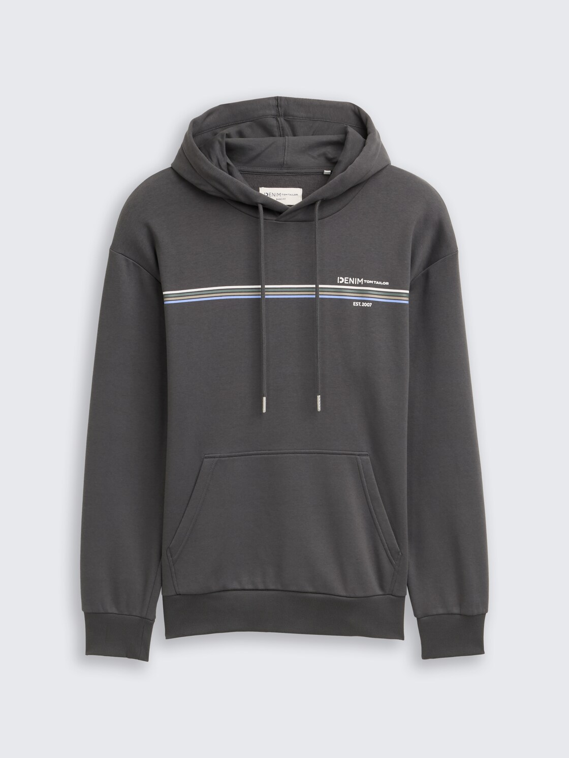 Hoodie Sweatshirt mit Print - ash grey - Vorder-Produkt-Ansicht