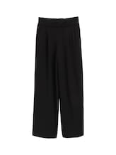Not Selected, Wide Leg Trousers by , black