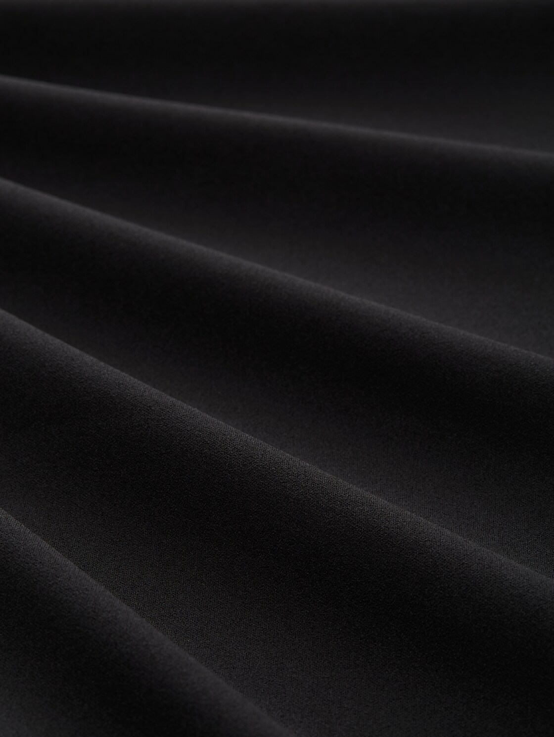 Wide Leg Hose - deep black - Material-Ansicht