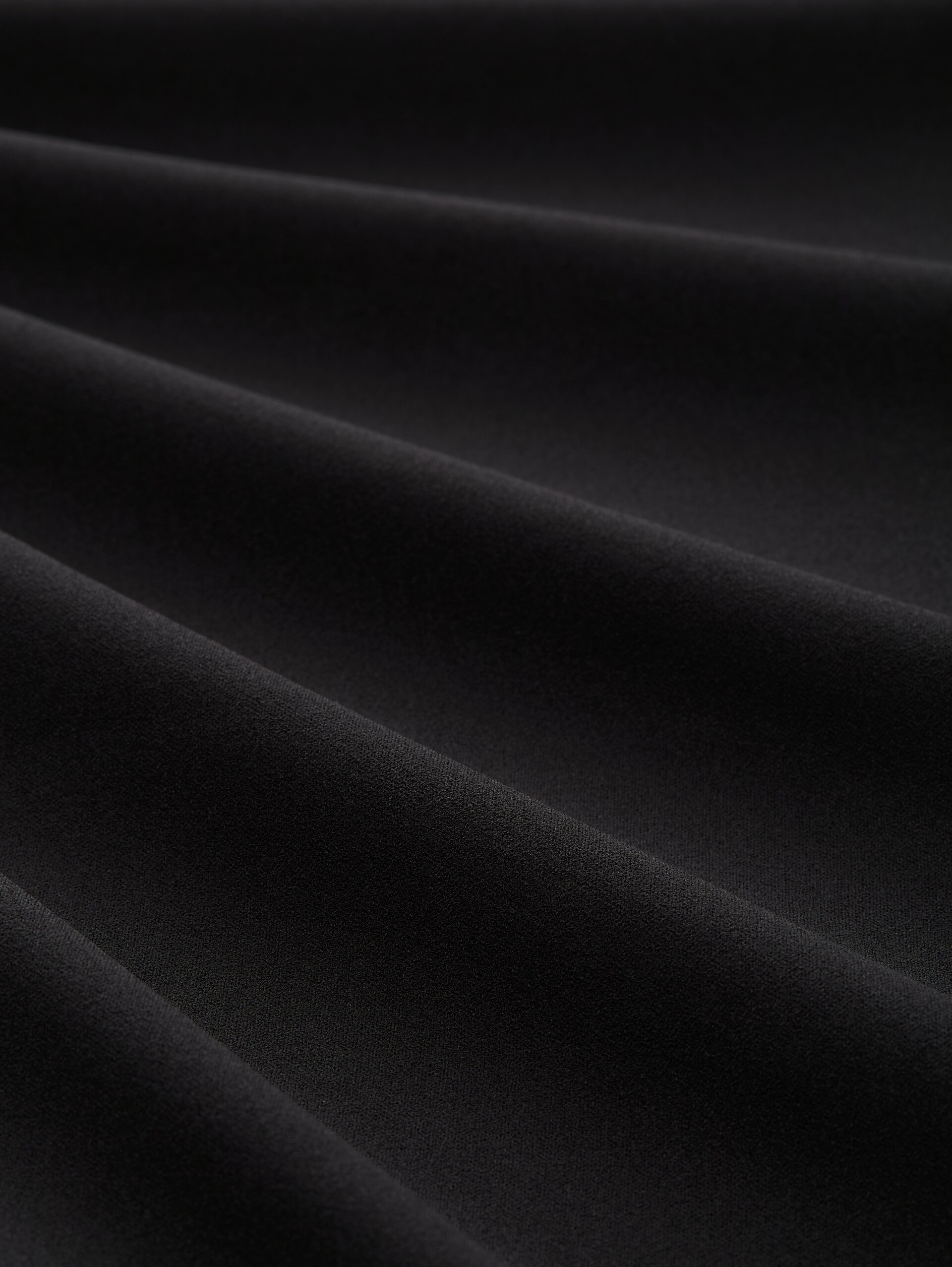 Wide Leg Hose - deep black - Material-Ansicht