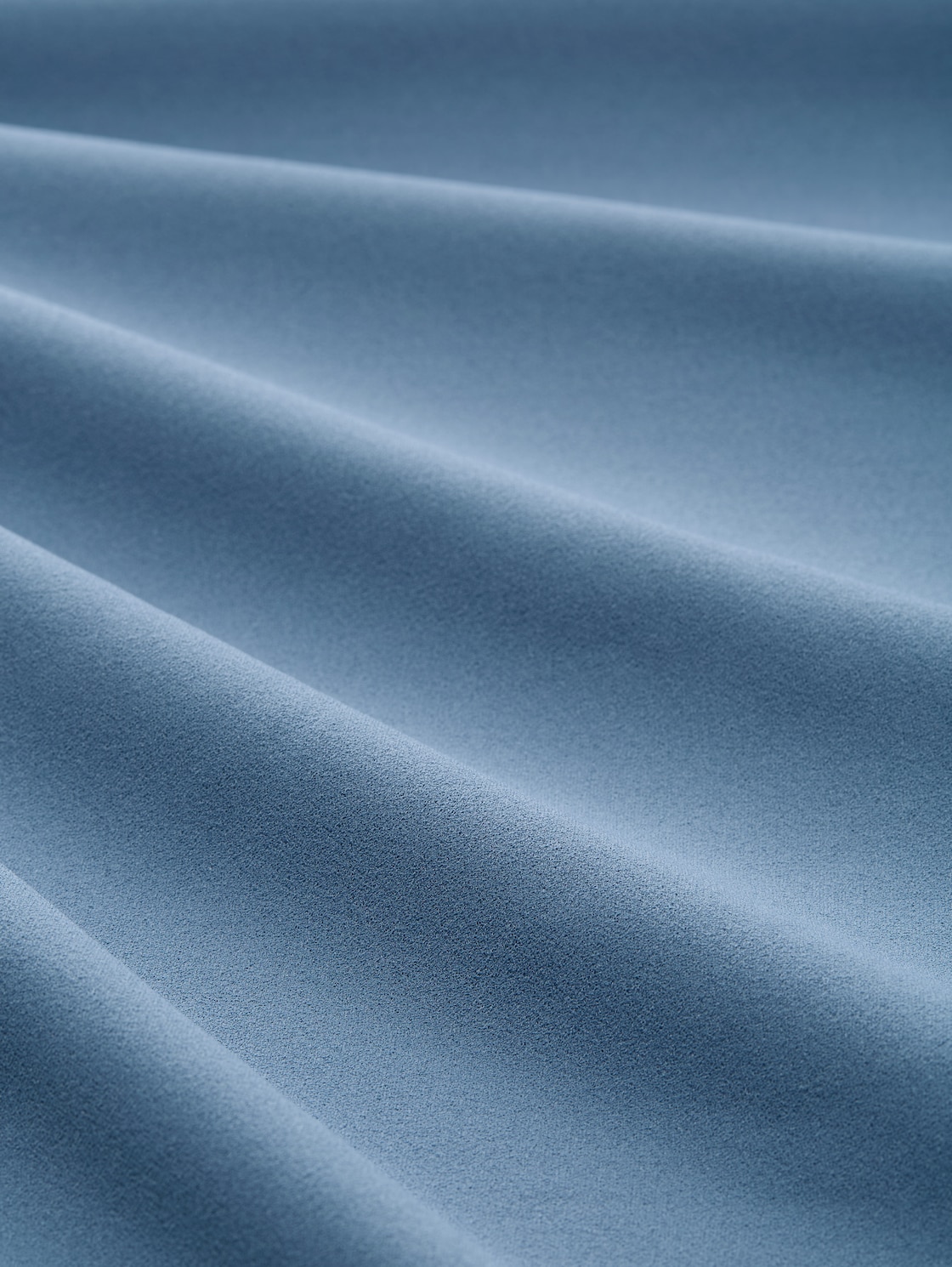 Wide leg trousers - dusty denim blue - Material view