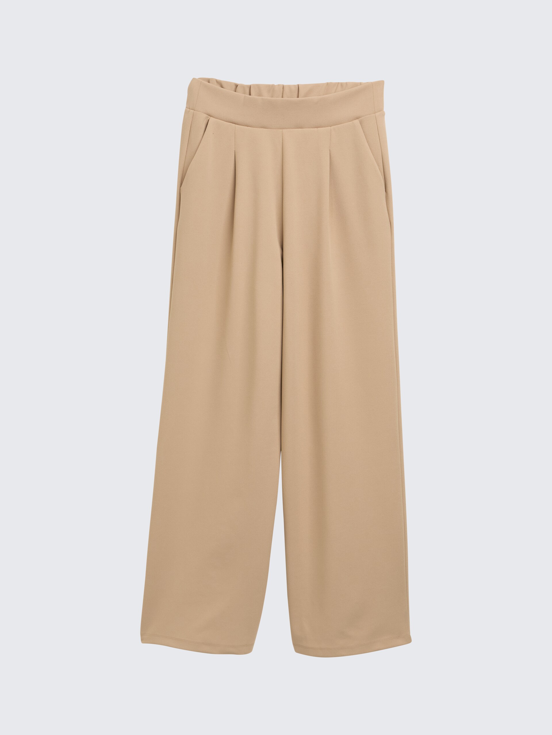 Wide Leg Hose - tan brown - Vorder-Produkt-Ansicht