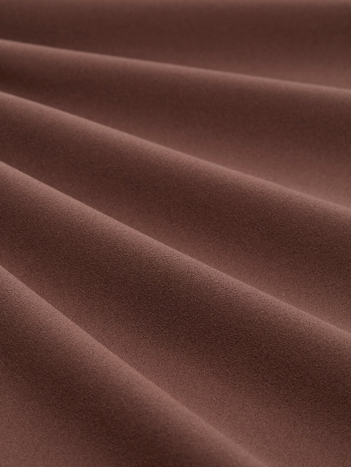 Wide Leg Hose - soft chocolate brown - Material-Ansicht