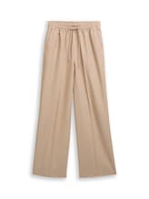 Ausgewählt, Wide Leg Hose mit Kordelzug von Tom Tailor, braun