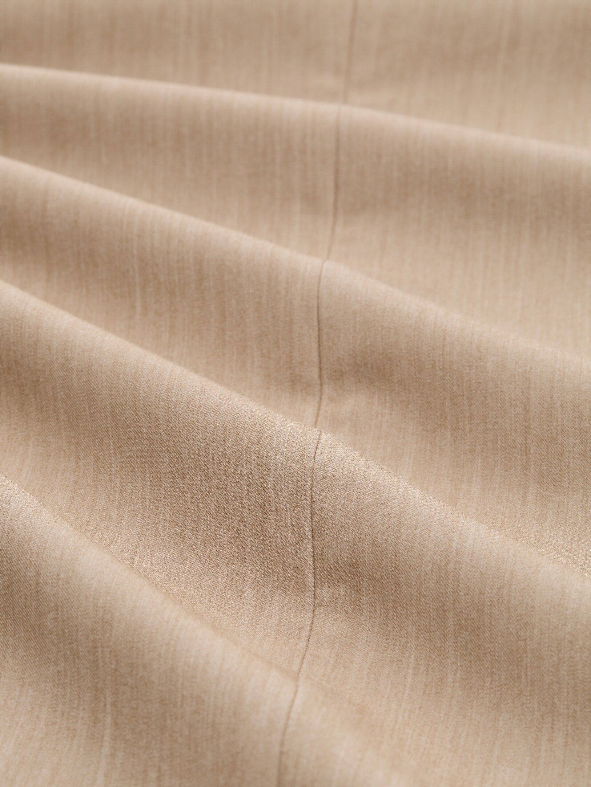 Wide Leg Hose mit Kordelzug - intense beige melange - Material-Ansicht