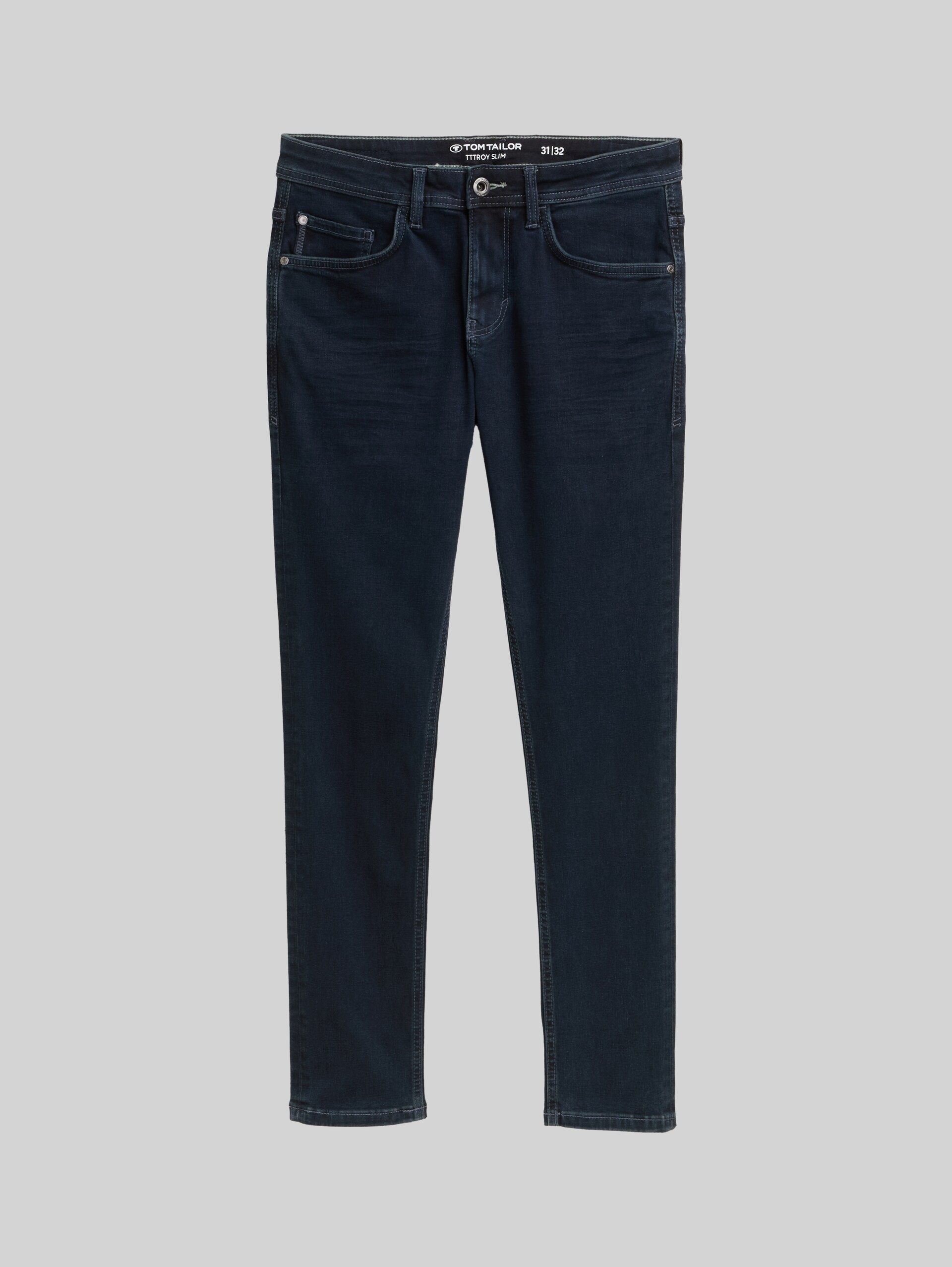 TTTROY SLIM jeans with stretch - blue black denim - Front product view