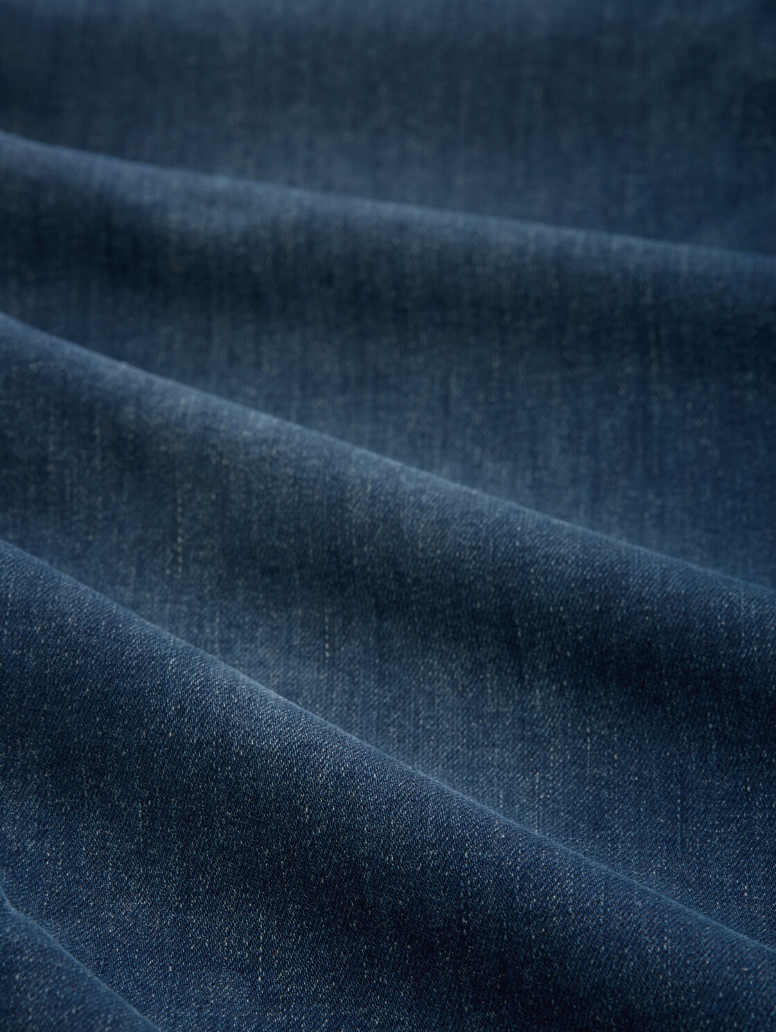 TTTROY SLIM Jeans mit Stretch - mid stone blue black denim - Material-Ansicht