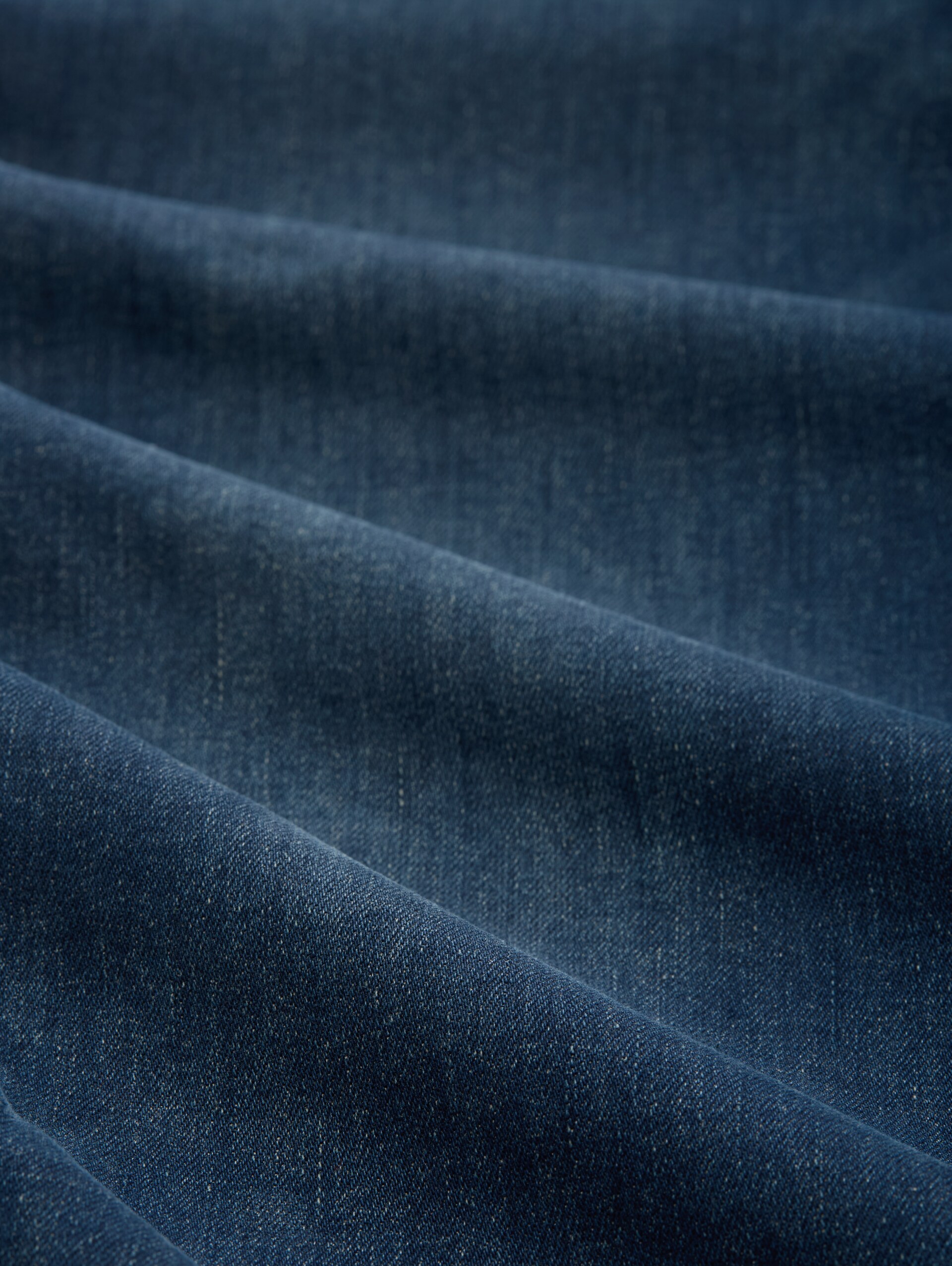 TTTROY SLIM Jeans mit Stretch - mid stone blue black denim - Material-Ansicht
