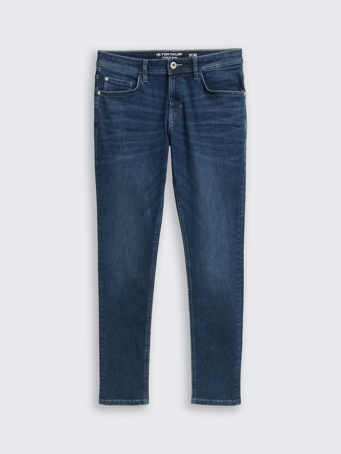 TTTROY SLIM Jeans mit Stretch - mid stone blue black denim - Vorder-Produkt-Ansicht