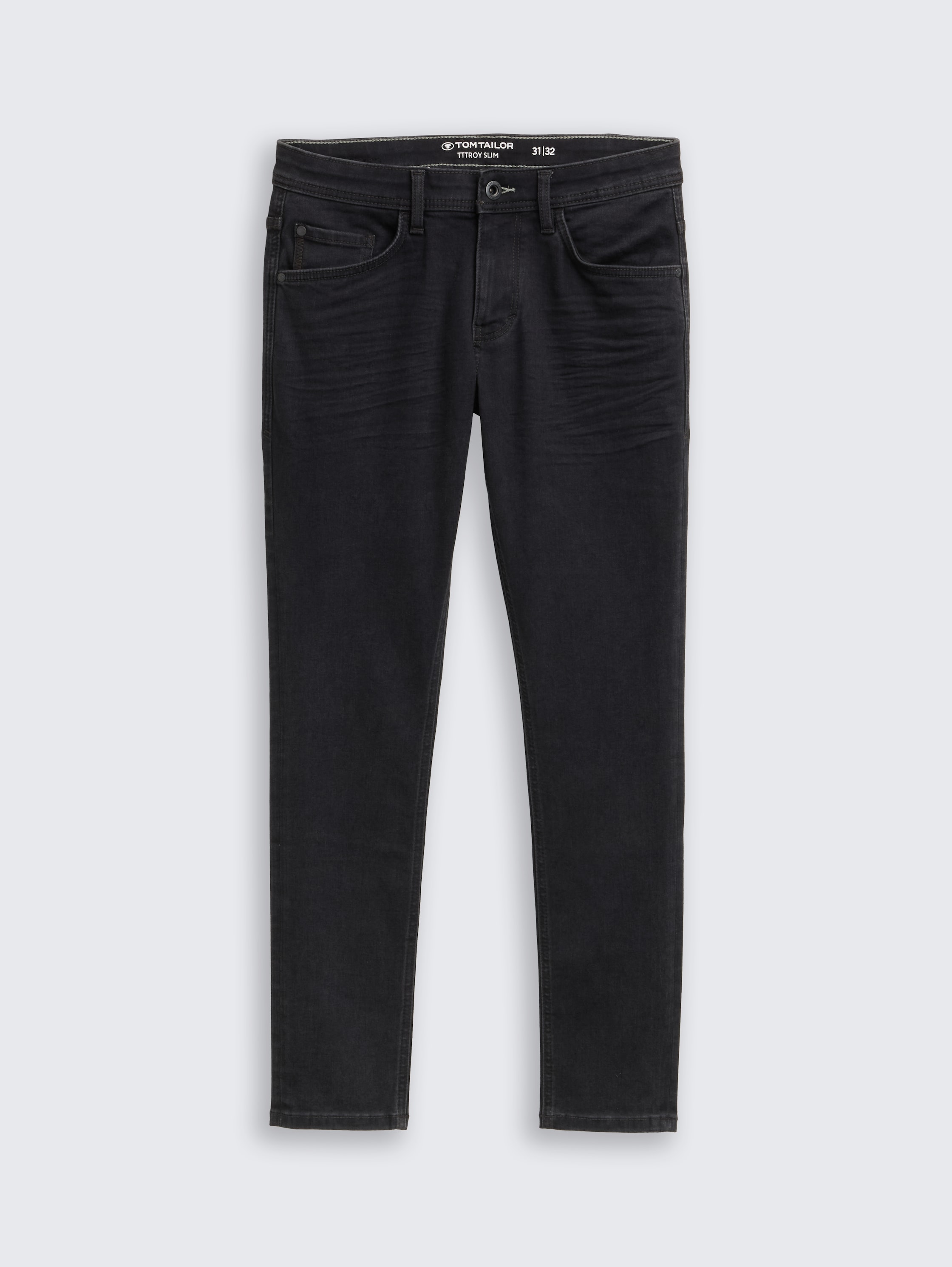 TTTROY SLIM Jeans mit Stretch - clean_rinsed_black_denim_1 - 