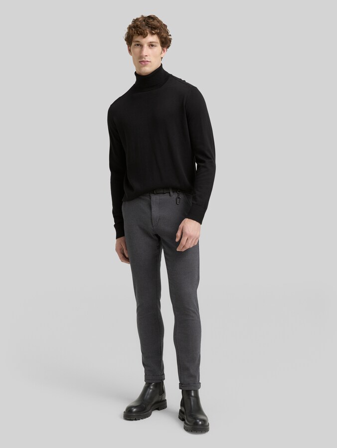 Coltrui van katoen door Denim Male, Night Watch Black