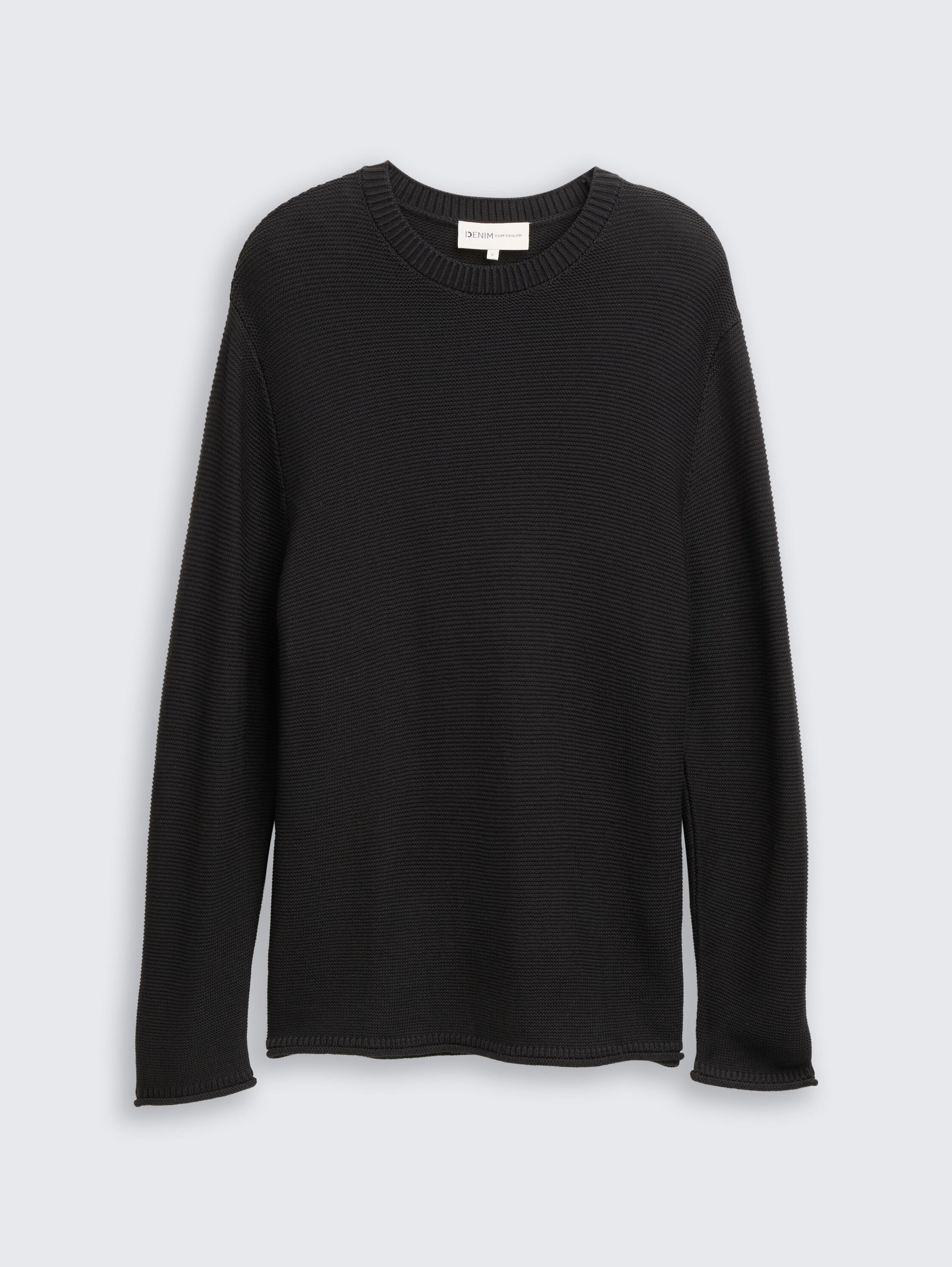 Relaxed fit knitted jumper - night_watch_black_1 - 