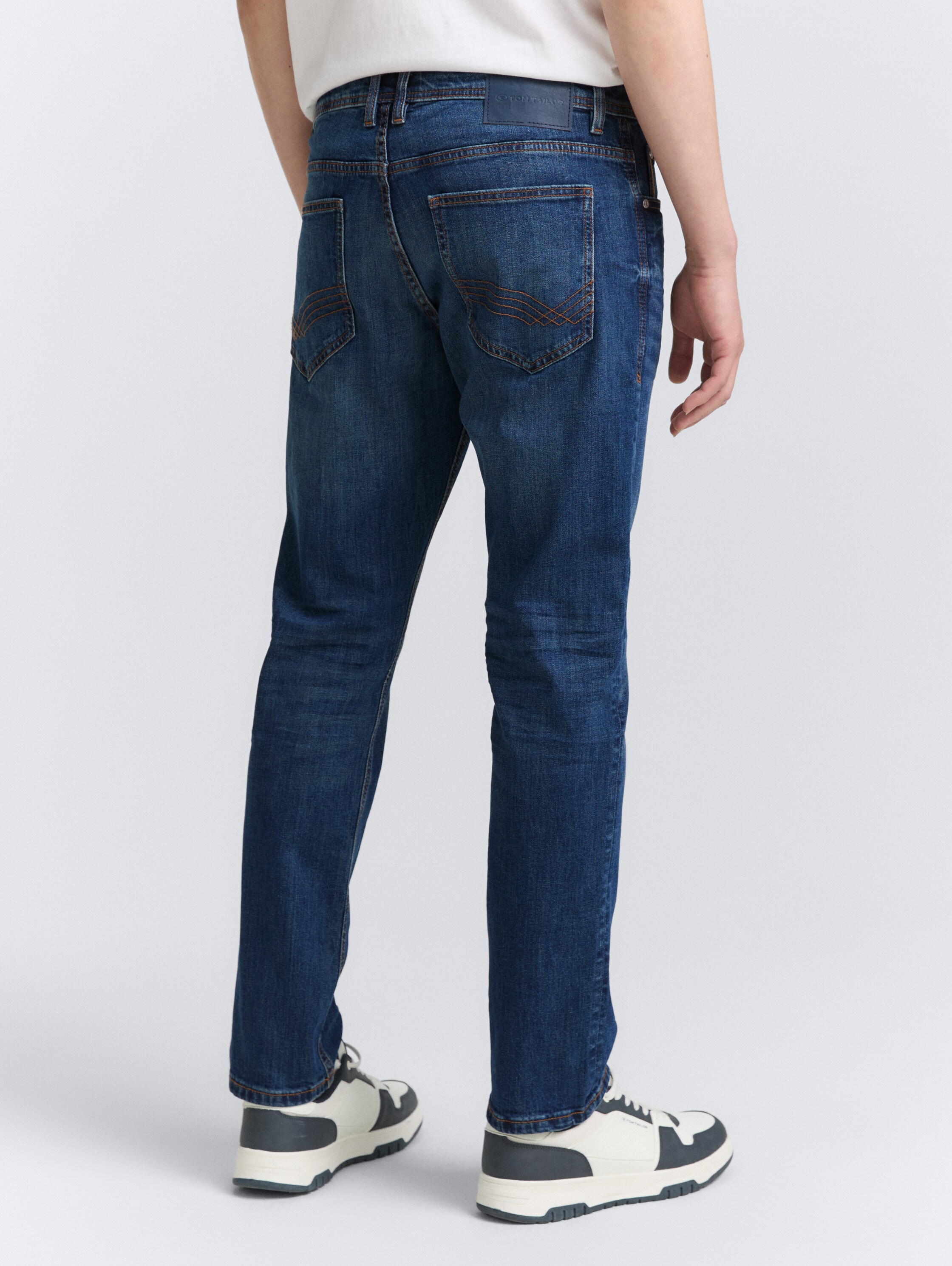 TTJOSH REGULAR SLIM Jeans mit Stretch - mid_stone_wash_denim - 