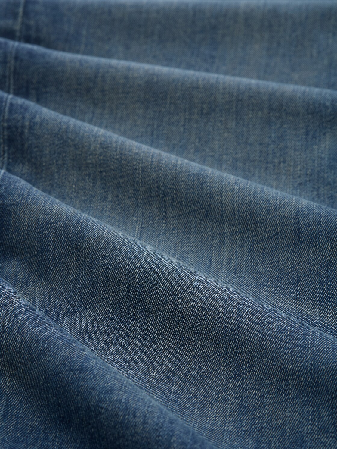 TTMARVIN STRAIGHT Jeans - Used Mid Stone Blue Denim - Material-Ansicht