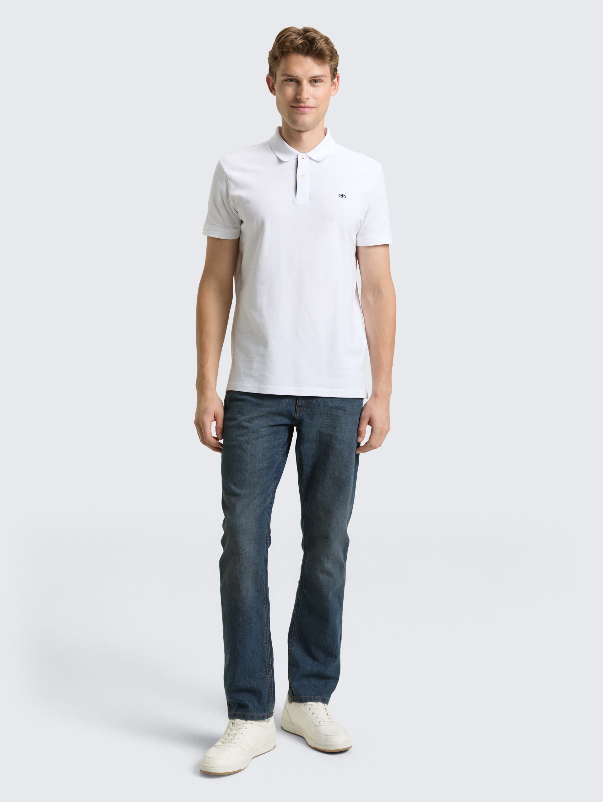 TTMARVIN STRAIGHT Jeans - mid stone blue grey denim - Model-Vorderansicht