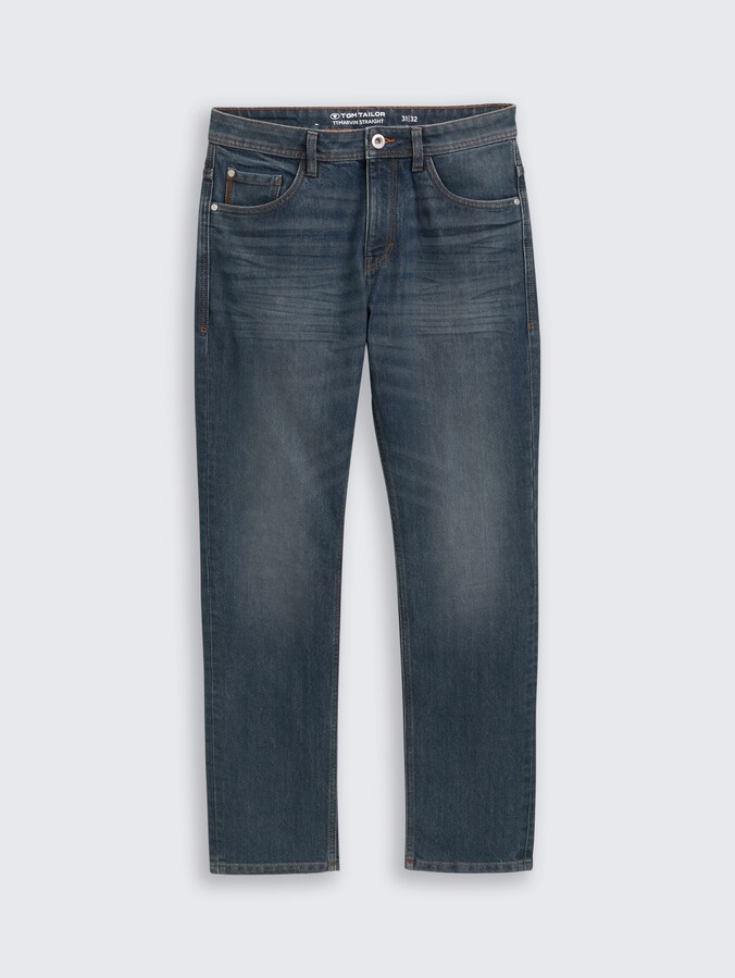 TTMARVIN STRAIGHT Jeans by Men, mid stone blue grey denim