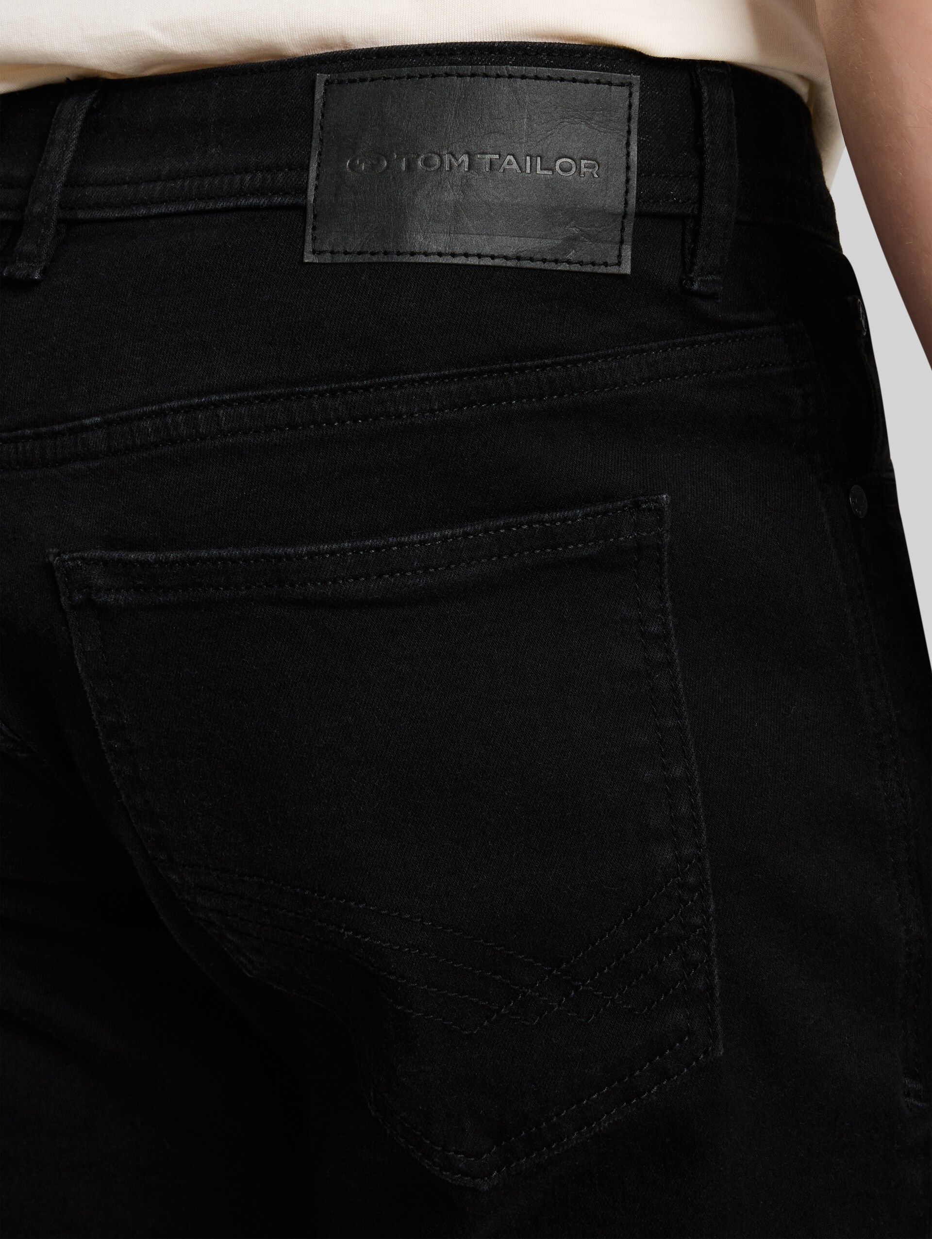 Jean TTMARVIN STRAIGHT - black denim - Vue détaillée du modèle
