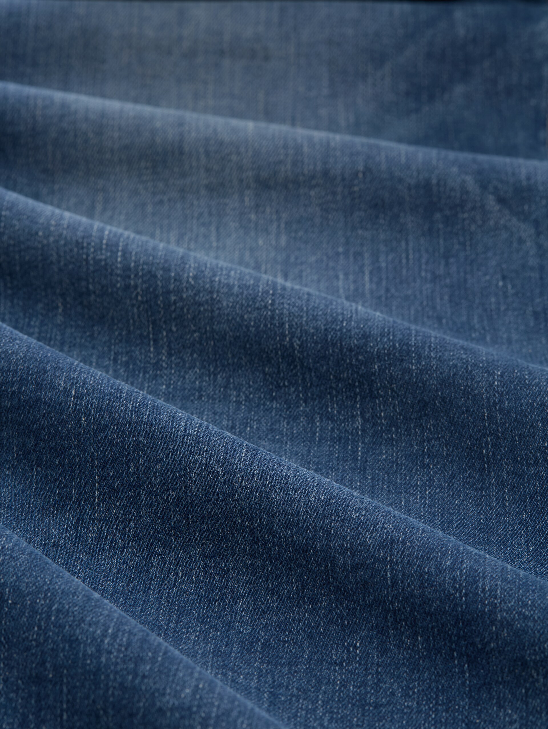 TTMARVIN STRAIGHT Jeans mit Superstretch - Used Dark Stone Blue Denim - Material-Ansicht