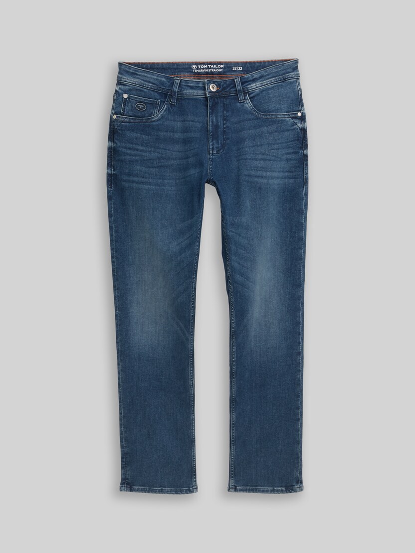 TTMARVIN STRAIGHT Jeans mit Superstretch von Men, Used Dark Stone Blue Denim