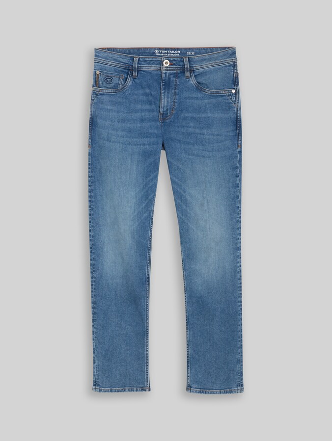 TTMARVIN STRAIGHT Jeans mit Superstretch von Men, mid stone bright blue denim