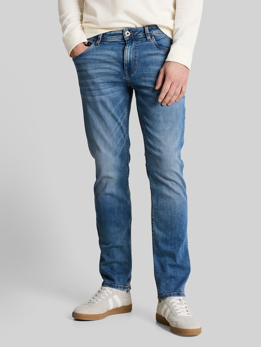 TTMARVIN STRAIGHT Jeans mit Superstretch von Men, mid stone bright blue denim