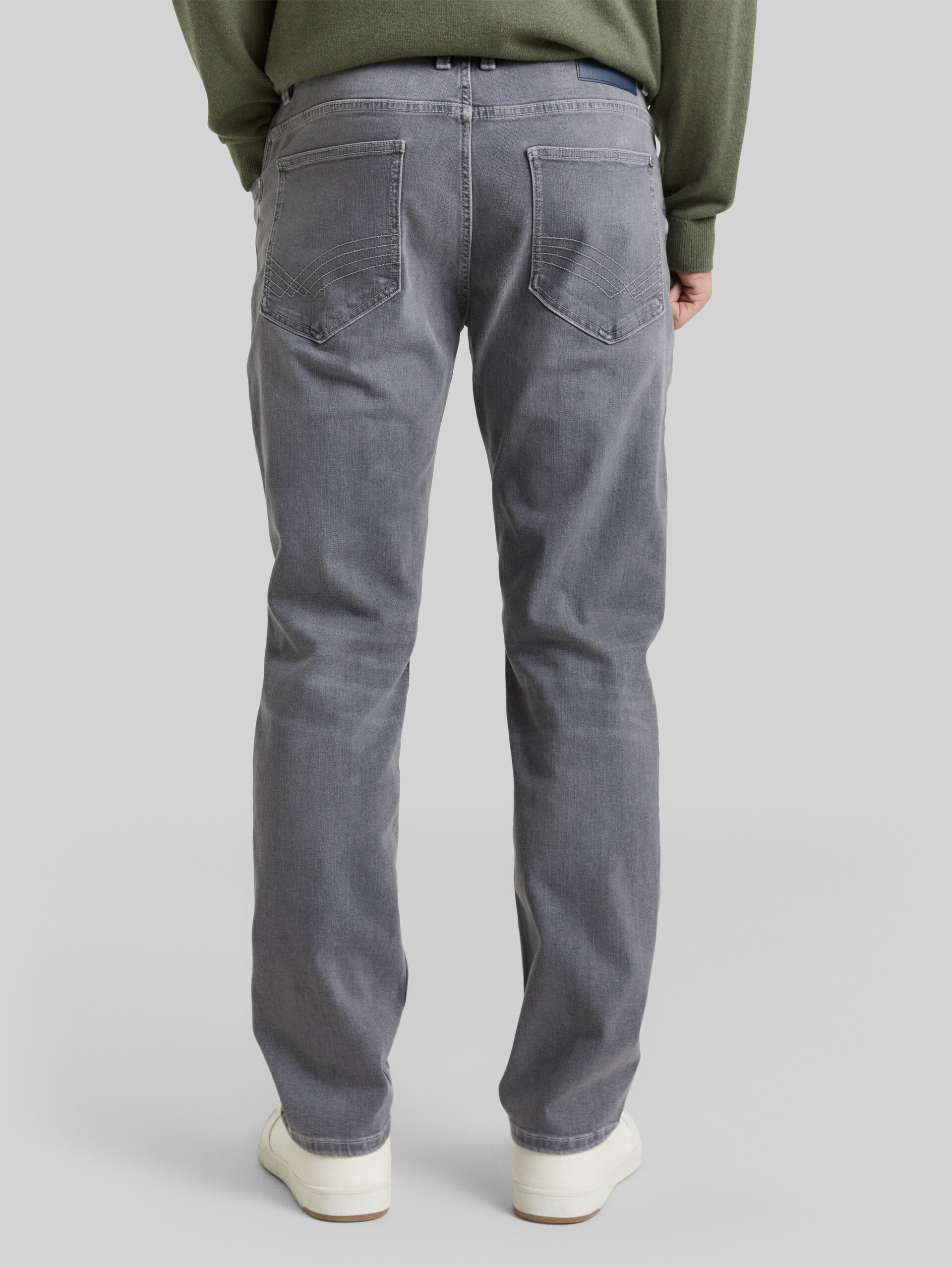 Jeans TTMARVIN STRAIGHT avec super-stretch - grey denim - Découpe Vue arrière du modèle