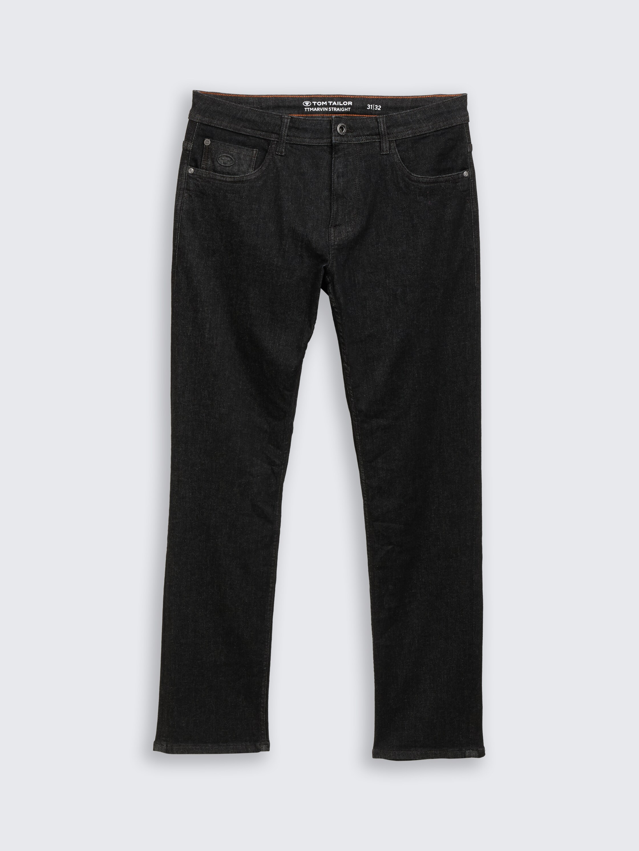 TTMARVIN STRAIGHT jeans met superstretch - clean_rinsed_black_denim - 