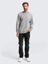 TTMARVIN STRAIGHT Jeans mit Superstretch - used dark stone black denim - Model-Vorderansicht