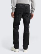 TTMARVIN STRAIGHT Jeans mit Superstretch - used dark stone black denim - Auschnitt Model-Rückansicht