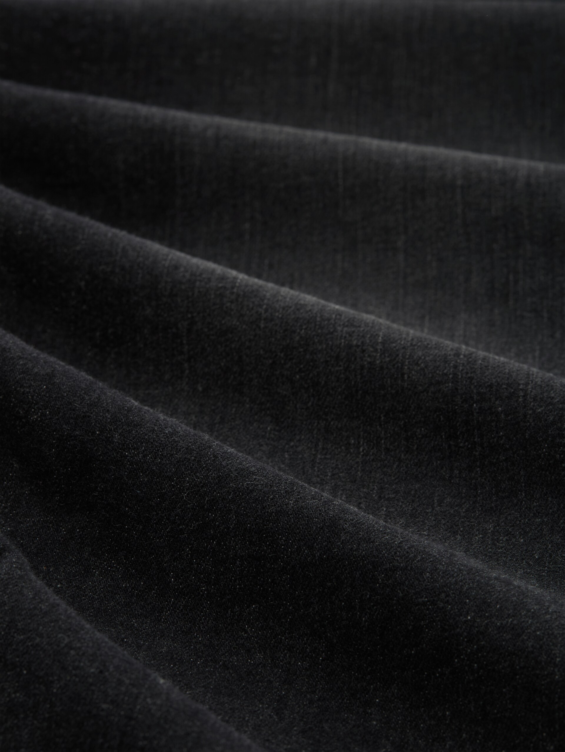 TTMARVIN STRAIGHT jeans with super-stretch - used dark stone black denim - Material view