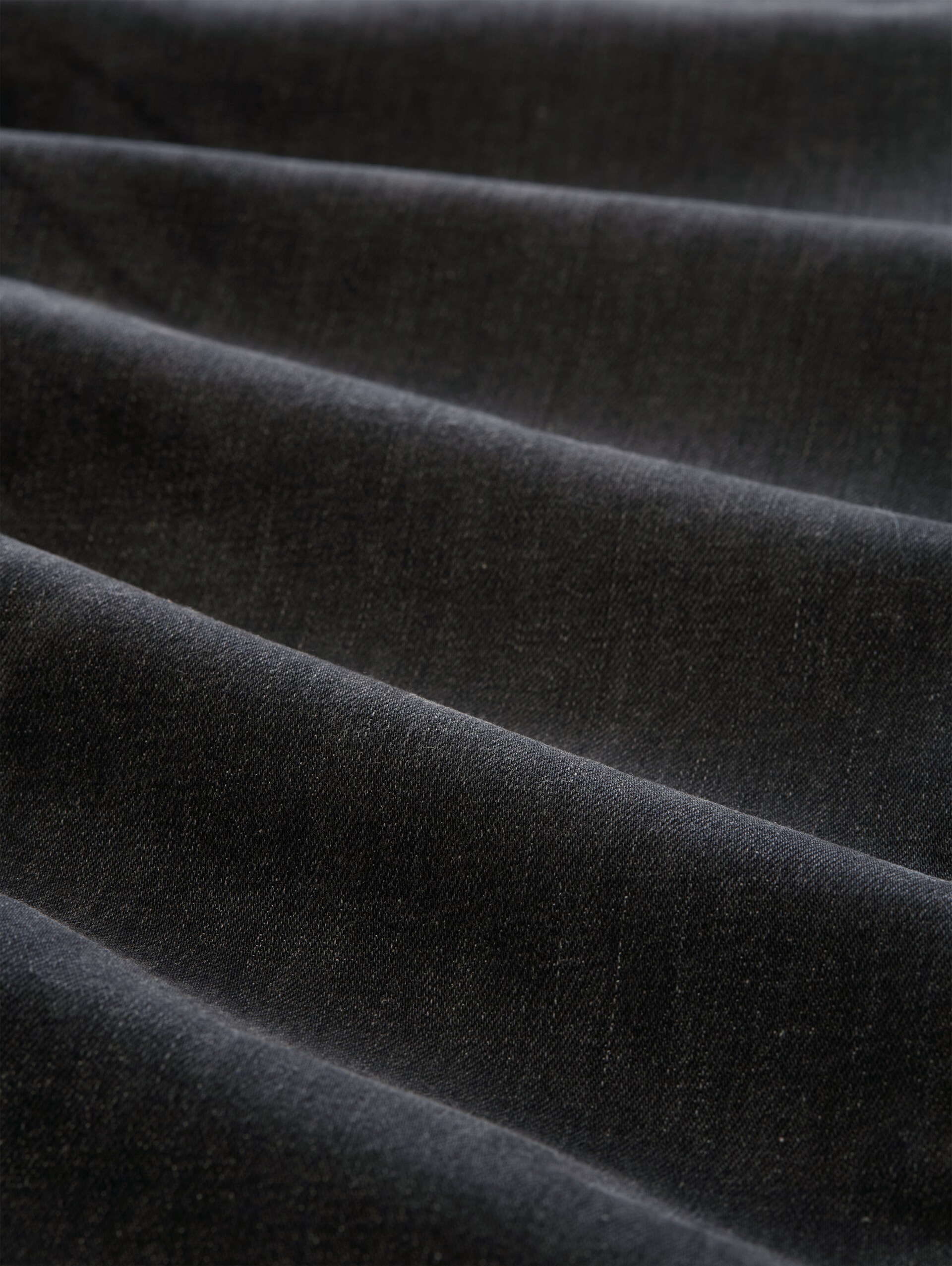 TTMARVIN STRAIGHT-jeans met superstretch - dark stone black denim - Materiaalweergave